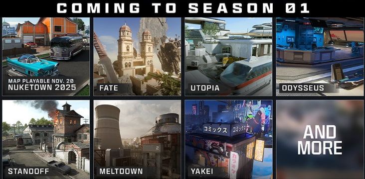 Black Ops 7 season 1 maps
