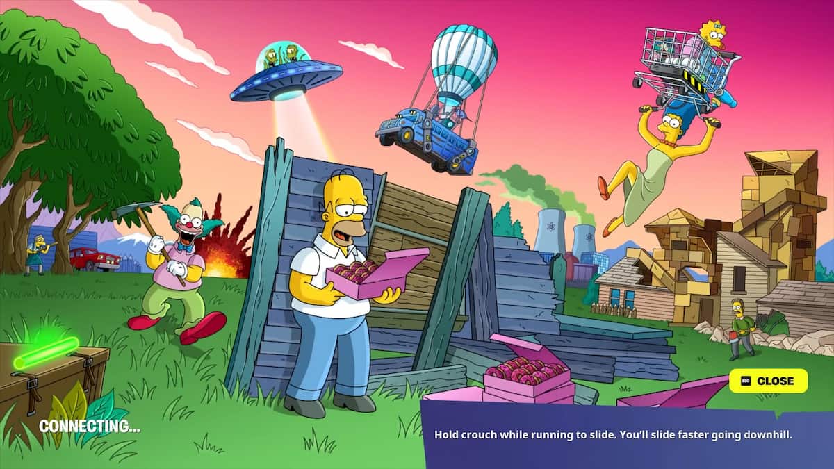 Simpsons Fortnite
