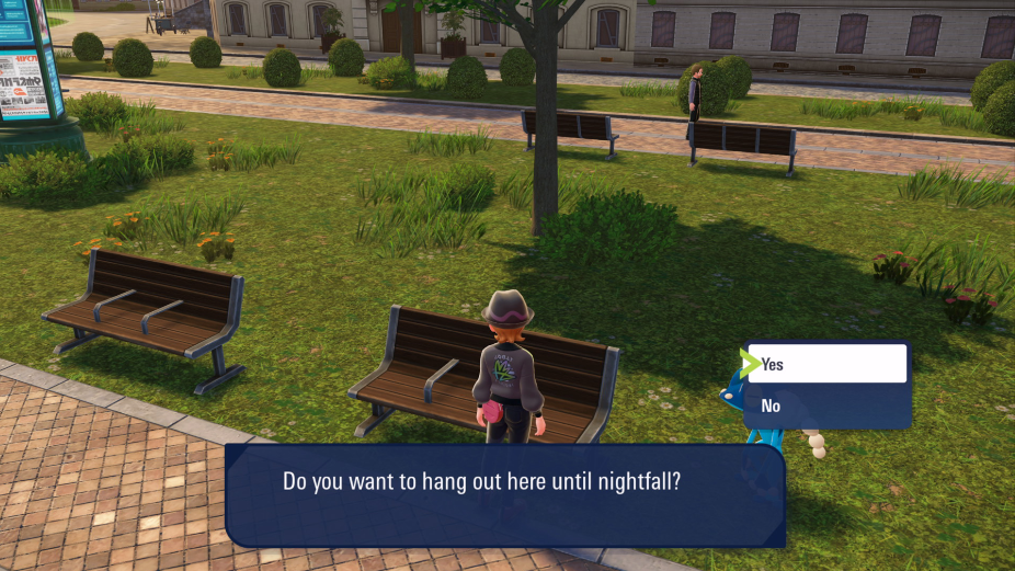 A bench in Legends ZA