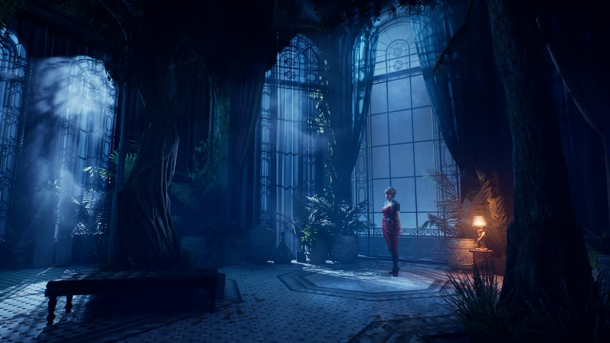 A dark room in Vampire The Masquerade Bloodlines 2.