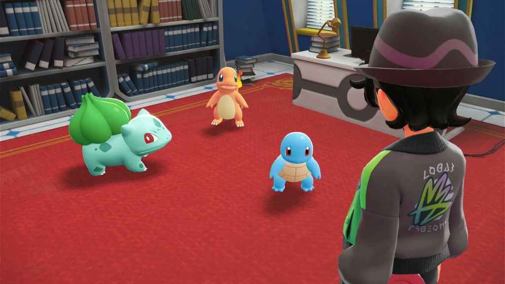 Bulbasaur, Charmander, and Squirtle in A Call from Mable