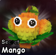 Mango plant from Plants vs Brainrots Roblox experience.