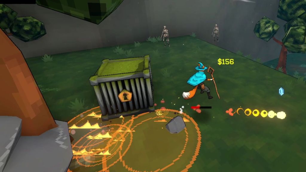 Fox attacking near the Monke cage in Megabonk