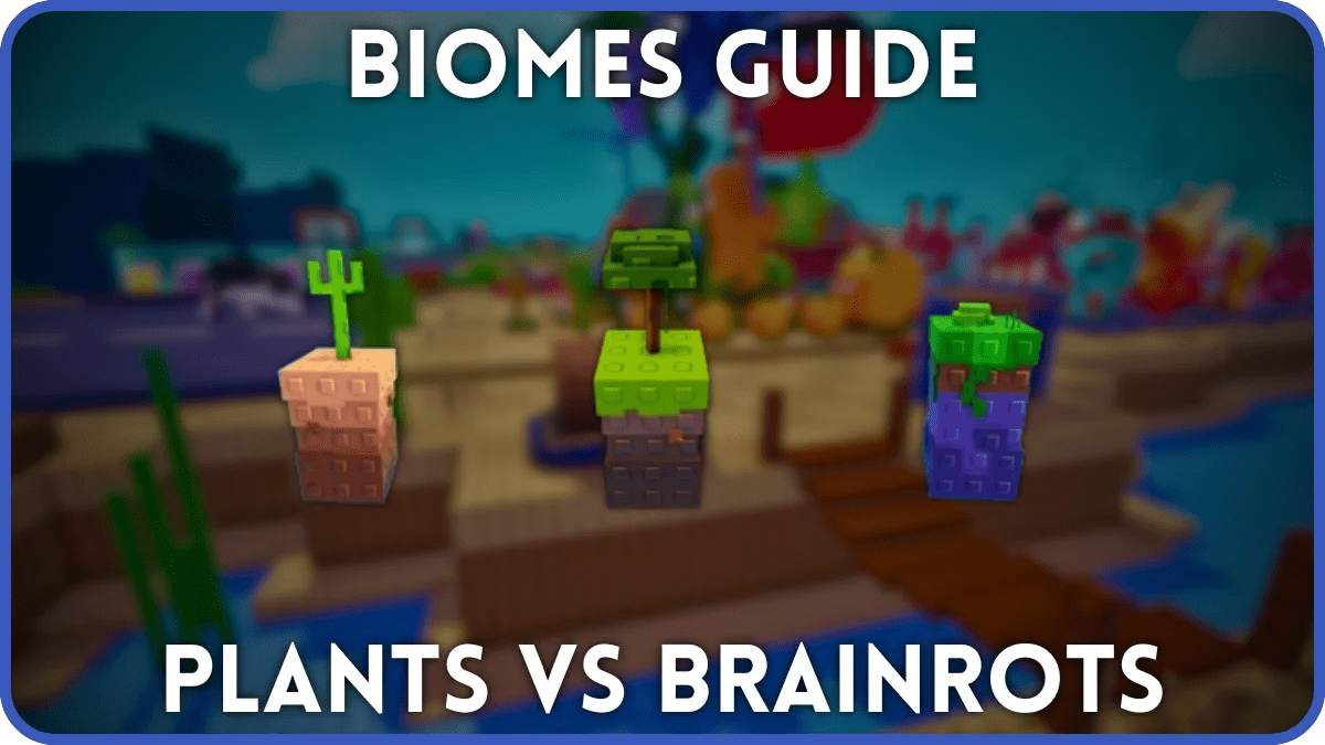Preview of all Plants vs Brainrots Biome Totems.