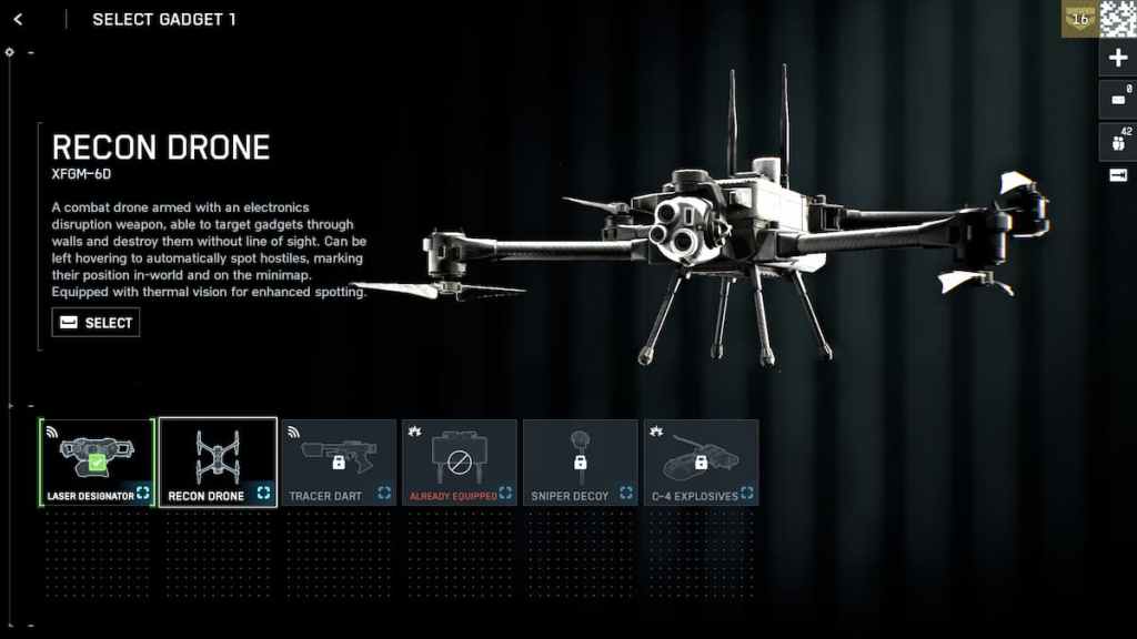 A Recon Drone in Battlefield 6.