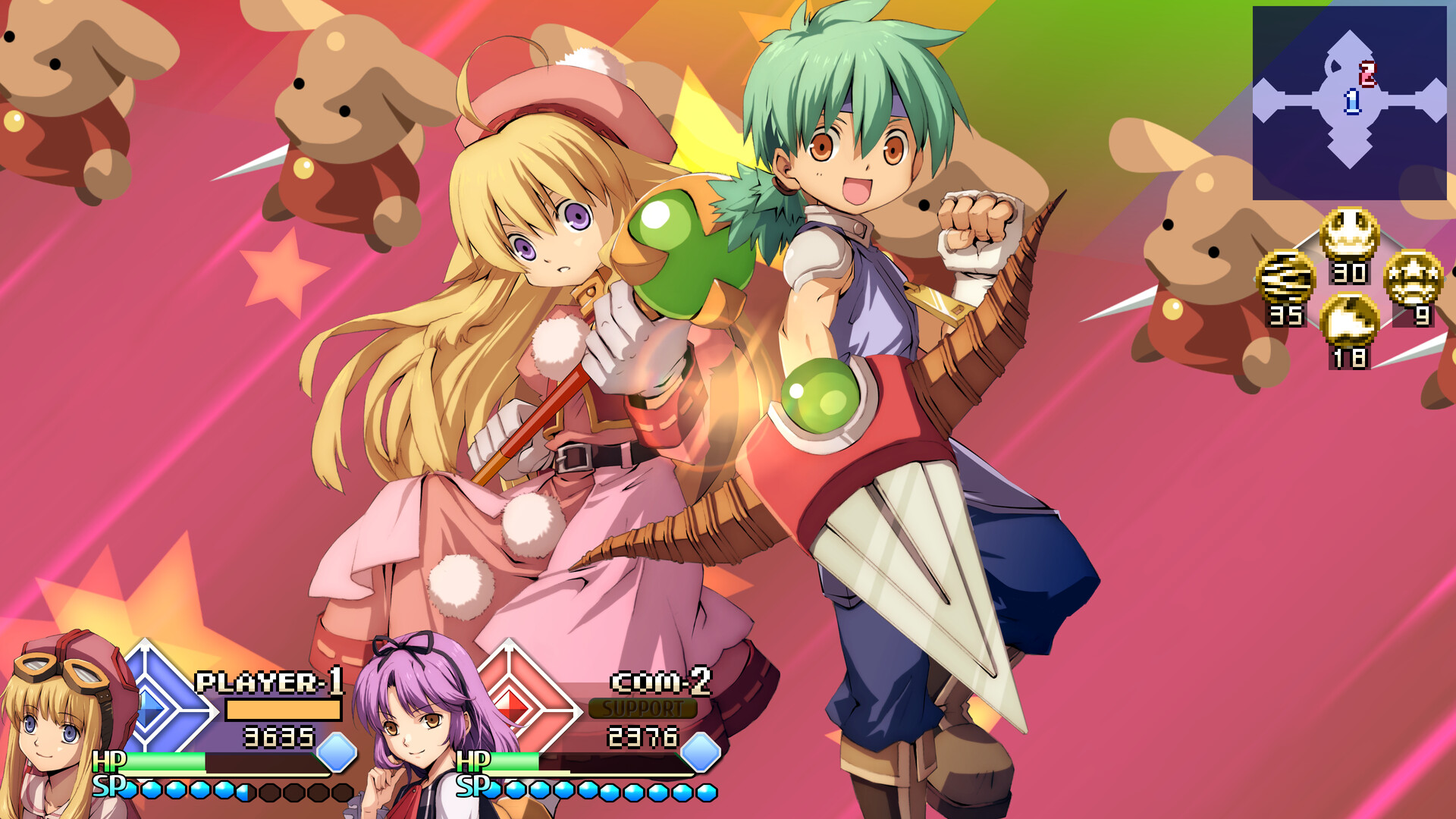 Ys vs. Trails in the Sky: Alternative Saga characters