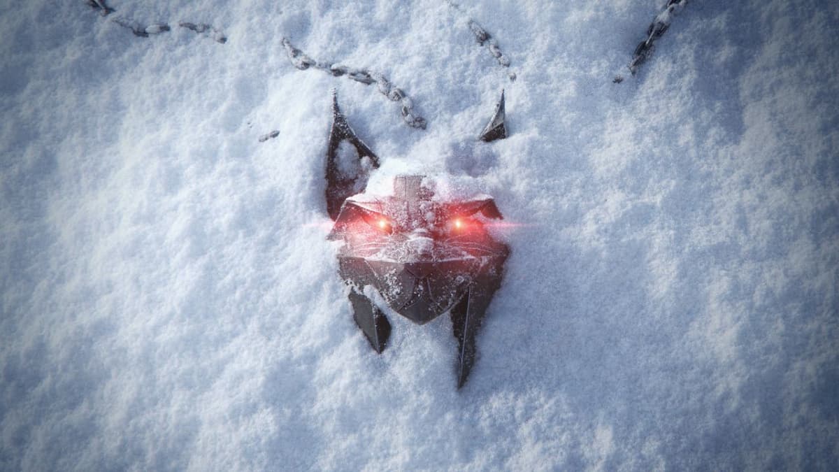 Witcher 4 medallion in the snow