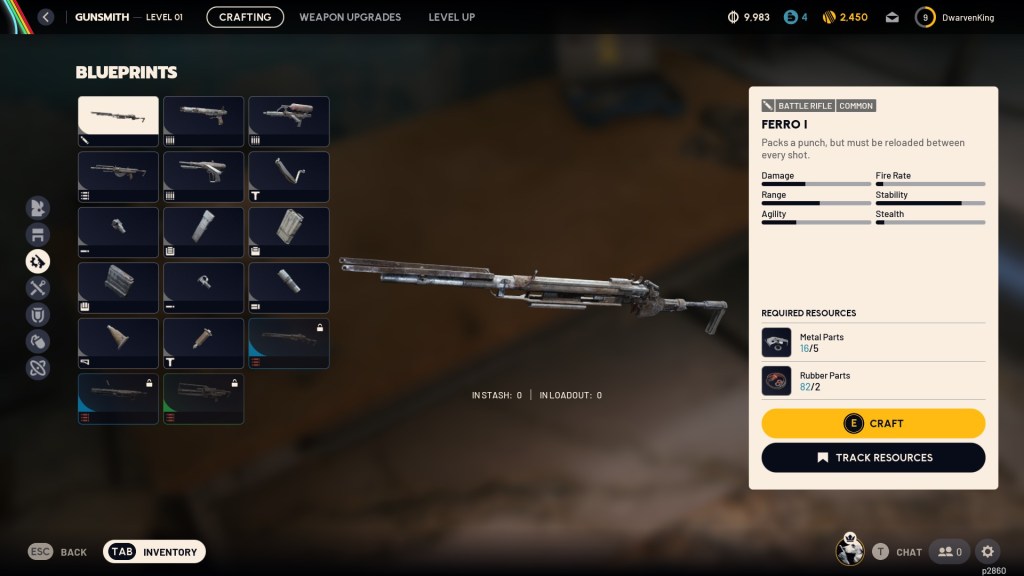 Ferro gun in ARC Raiders. 