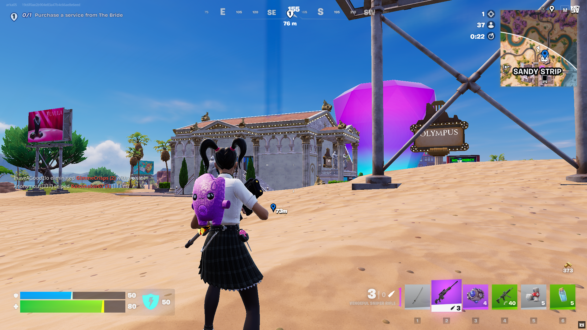 The Bride location in Fortnite