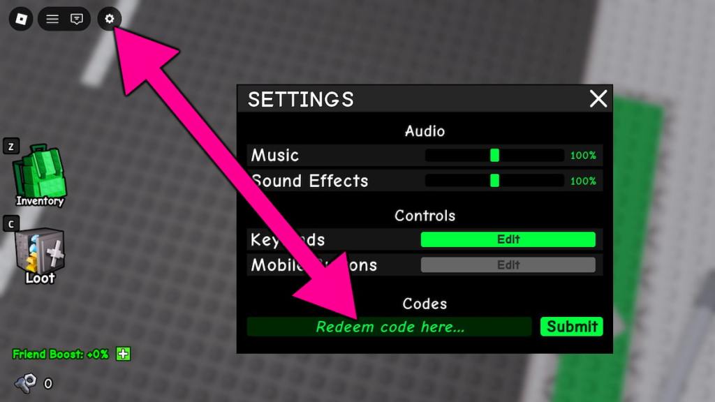 How to redeem Survive Wave Z codes.