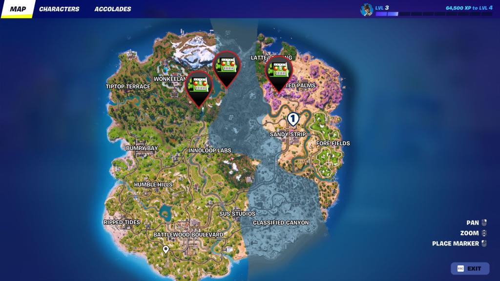 Hush location in Fortnite