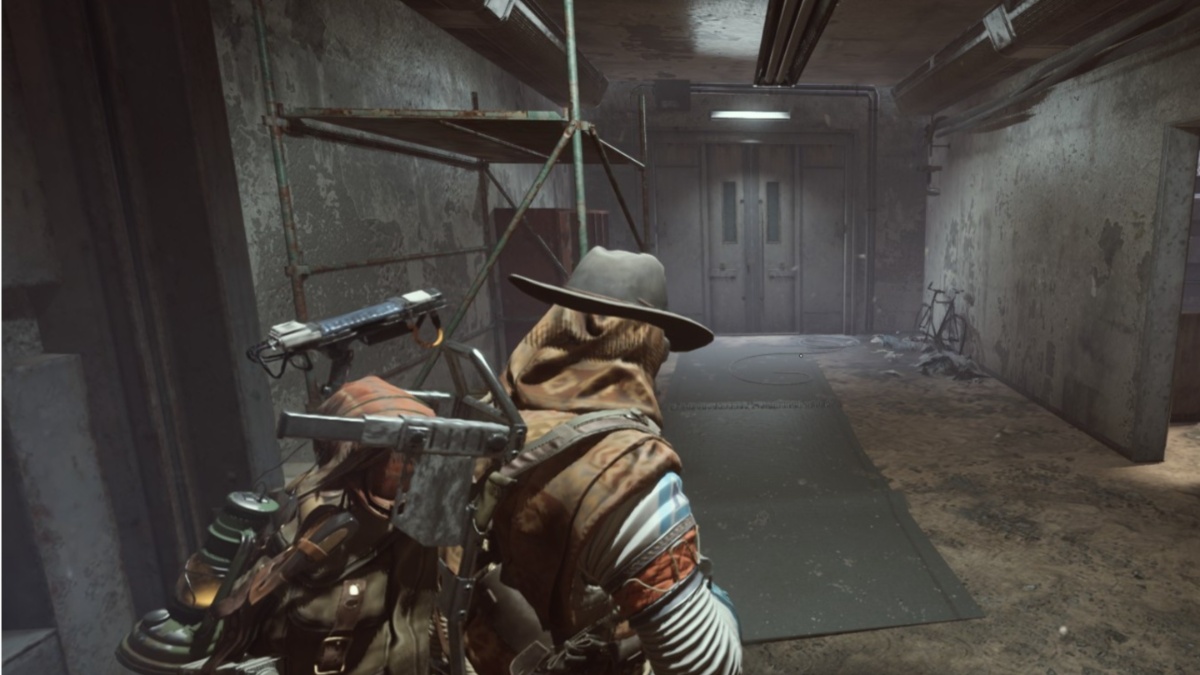 Player in front of a door in ARC Raiders