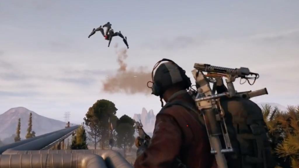 A Leaper leaping in the air