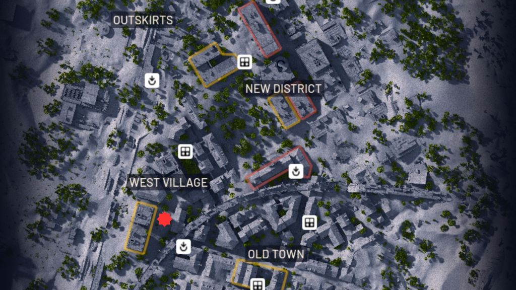 Gradioso Apartments map location in Buried City in ARC Raiders