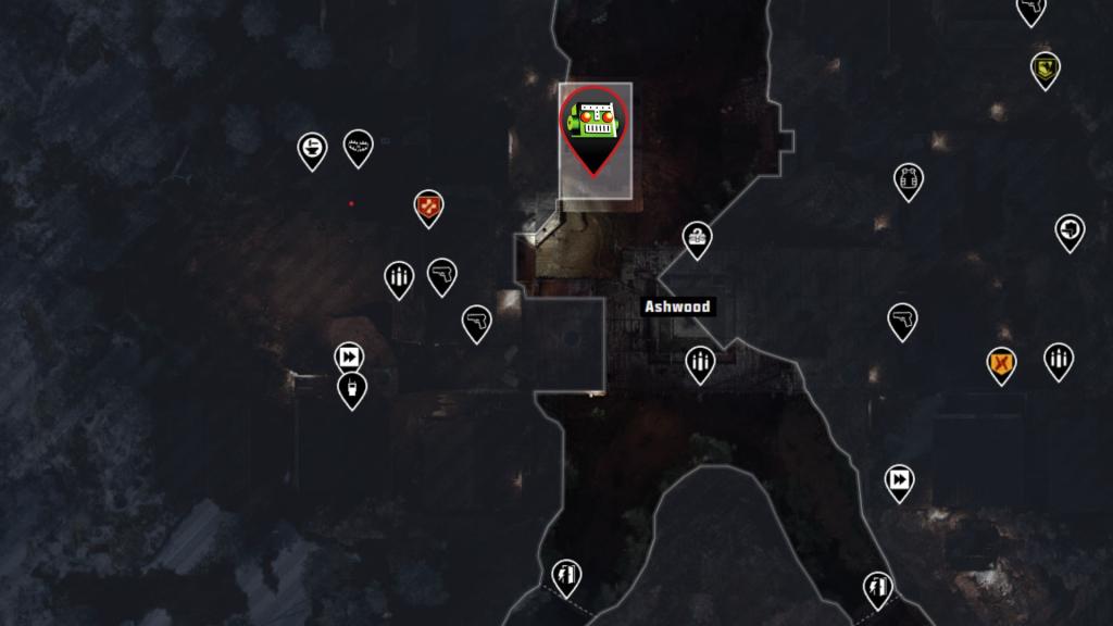 Ashwood map in Ashes of the Damned. 