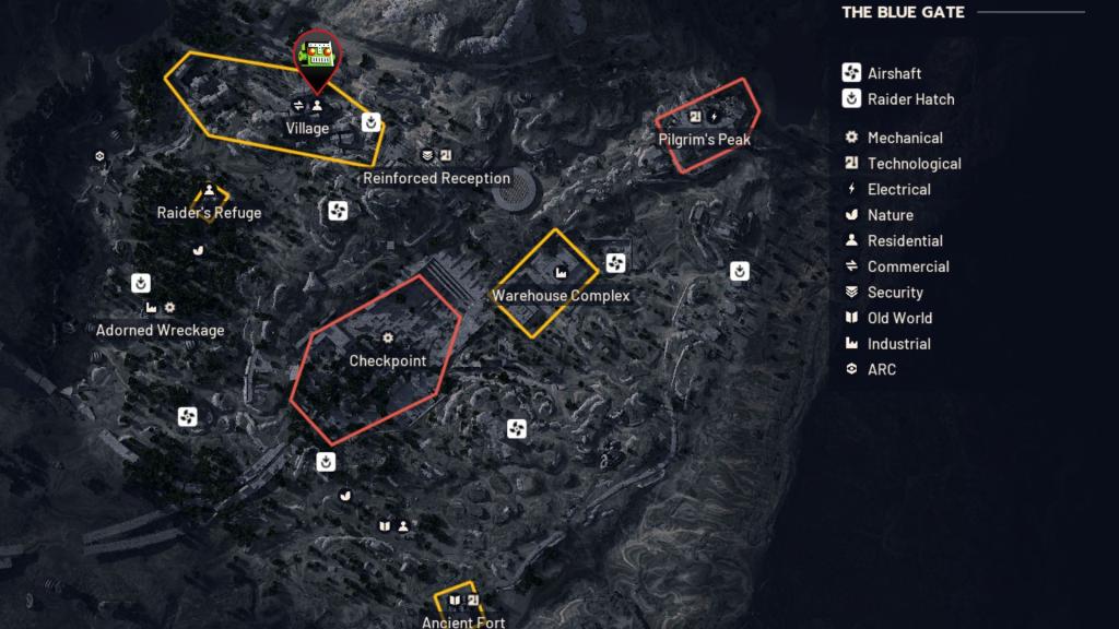 Residential area in Blue Gate