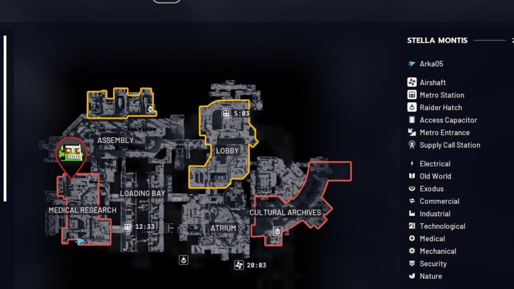 Medical Storage Room in ARC Raiders