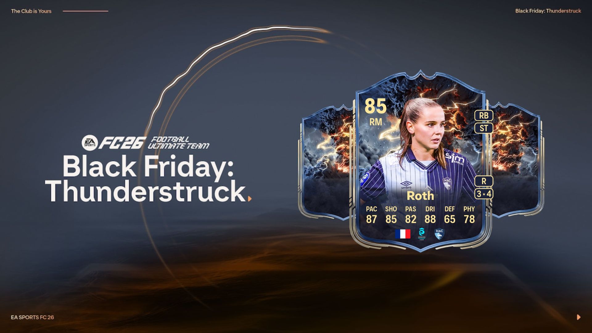 Roth Thunderstruck item in FC 26 Ultimate Team