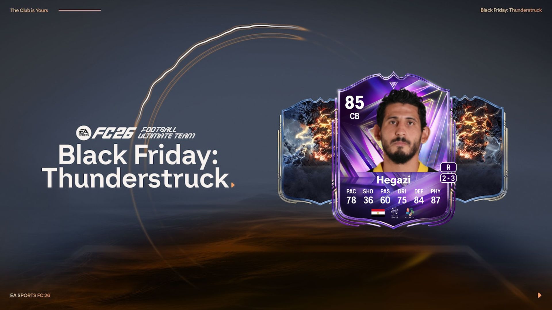 Hegazi FC Pro Live card in FC 26