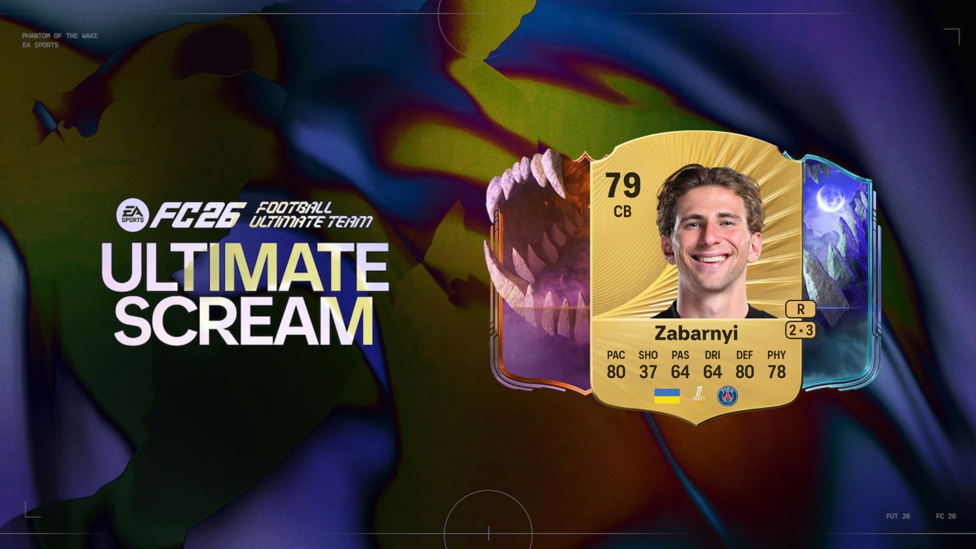 Zabarnyi's Ultimate Team card in FC 26
