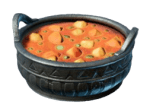 Pumpkin Soup in Enshrouded, what's a chunky orange soup in a metal bowl