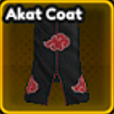 Akat Coat accessory from Anime Fight Roblox experience.