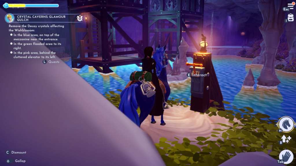 Flipping lever in disney dreamlight valley