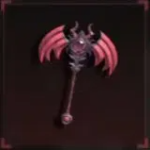 Demonic Pickaxe from The Forge Roblox experience.