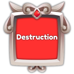 Destruction essence from the Divine Duality Elemental Roblox experience.