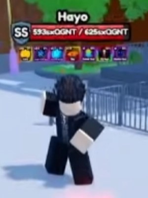 Hayo SS boss from Anime Eternal Roblox experience.
