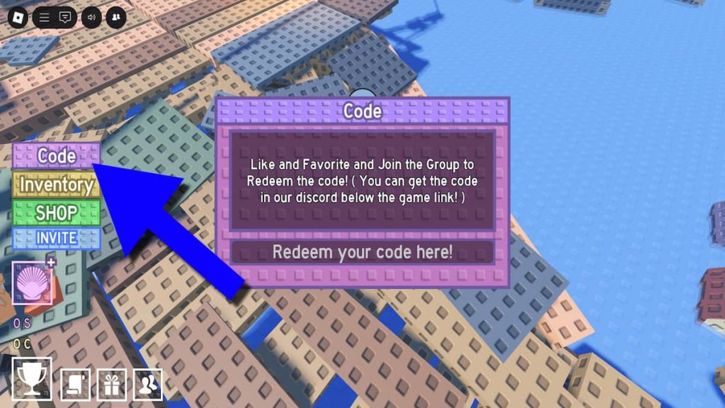 How to redeem codes in Survive on a Raft.