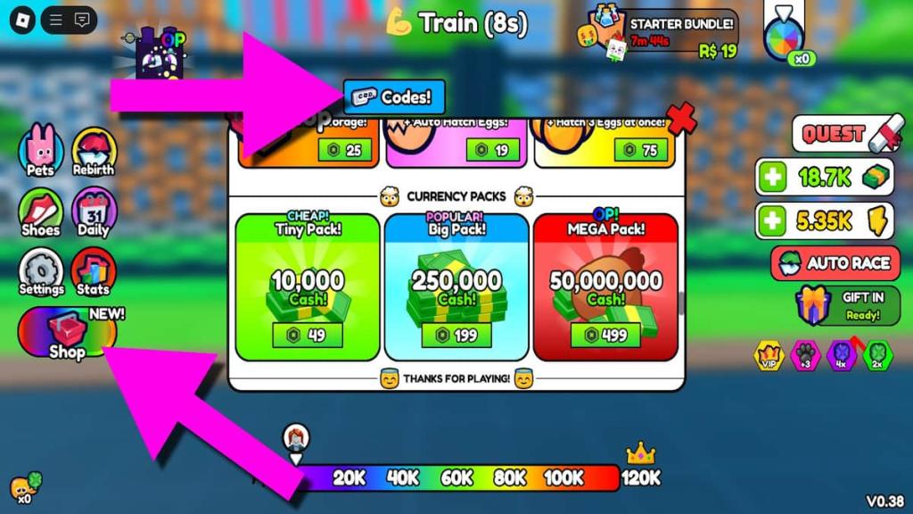 How to redeem Trampoline Training codes