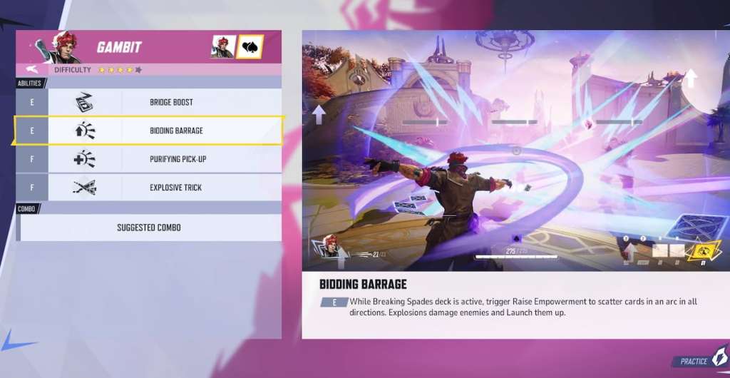 Marvel Rivals Gambit abilities