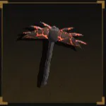 Magma Pickaxe from The Forge Roblox experience.
