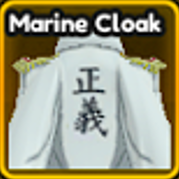 Marine Cloak accessory from Anime Fight Roblox experience.