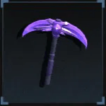 Mythril Pickaxe from The Forge Roblox experience.
