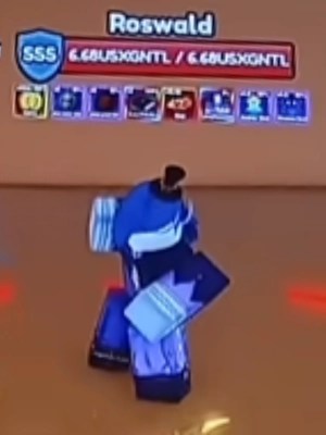 Roswald SS boss from Anime Eternal Roblox experience.