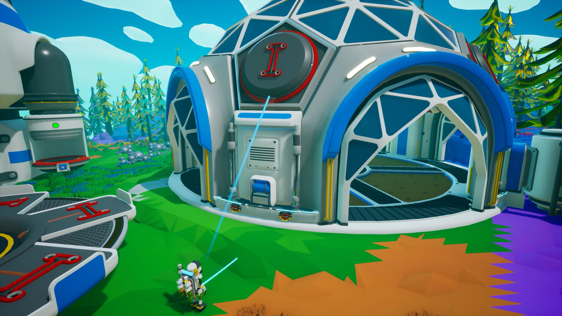 A dome in Astroneer