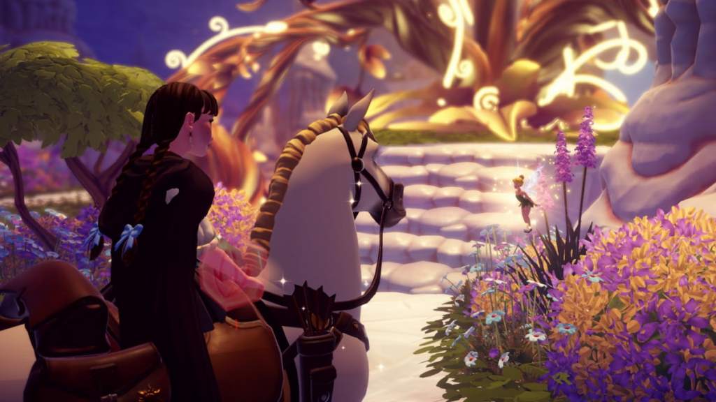 Talking to tinker bell in disney dreamlight valley