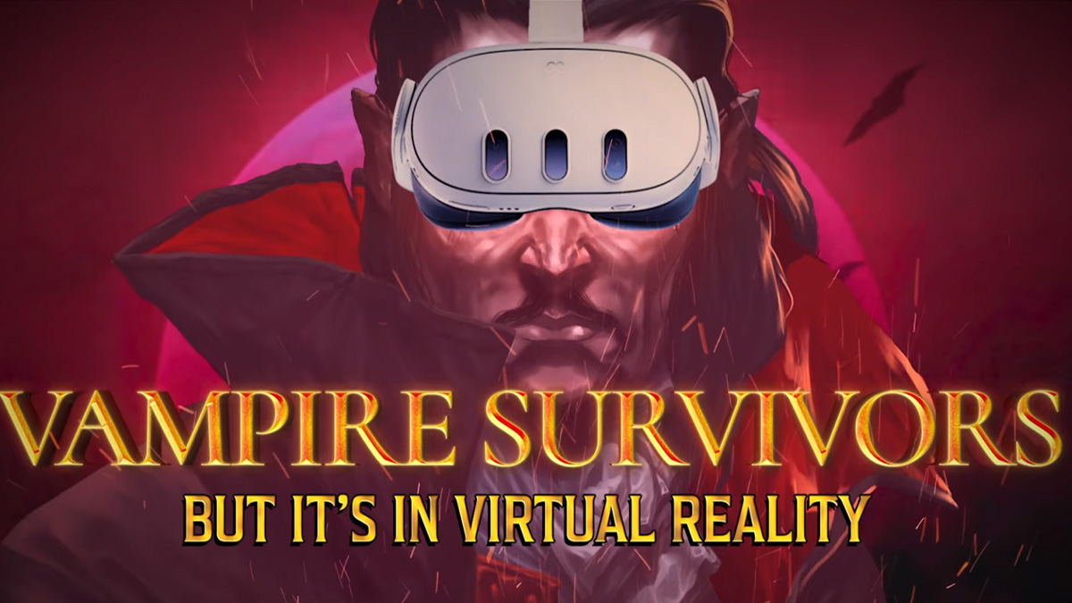 Vampire Survivors is now out on VR