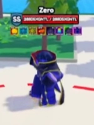 Zero SS boss from Anime Eternal Roblox experience.