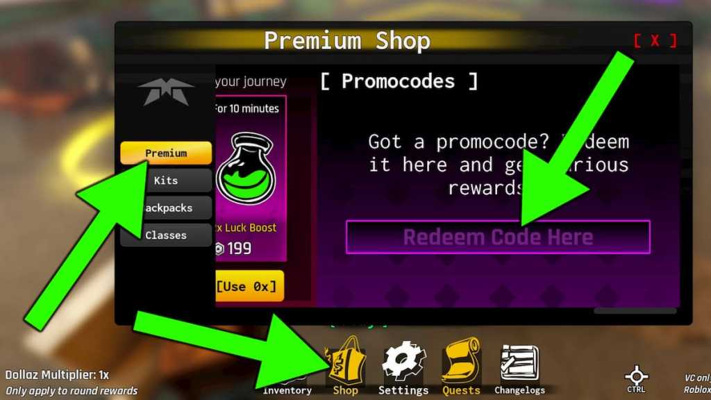How to redeem Walk or Die codes.