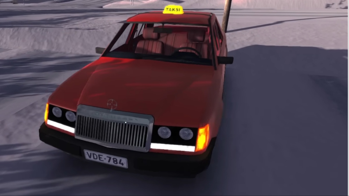 Taxi in My Winter Car