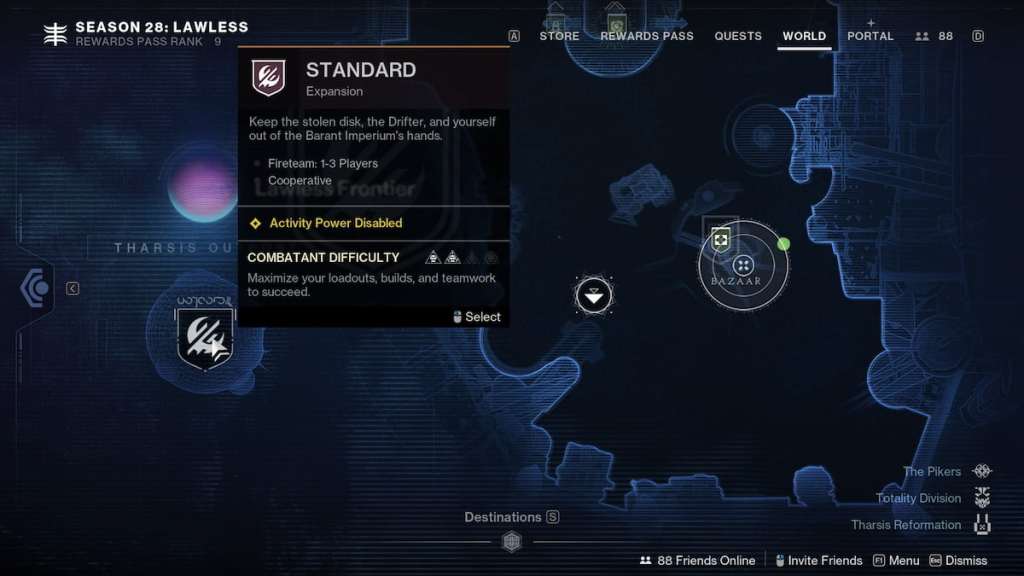 How to change your difficulty in Destiny 2: Renegades