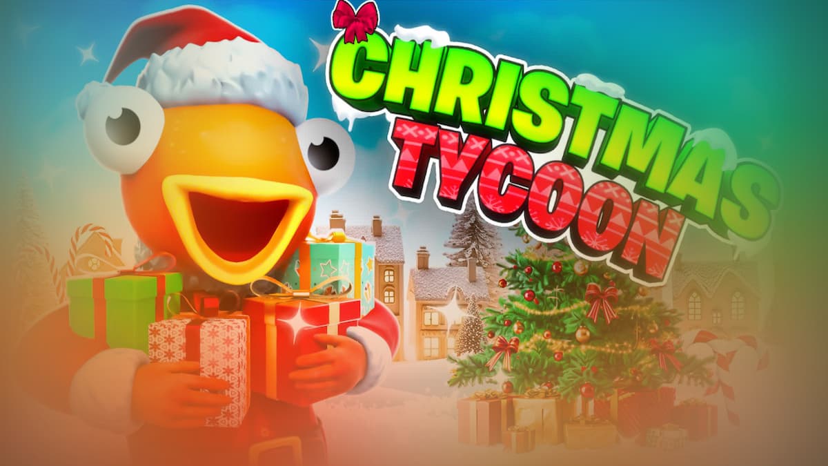 Promo image for Fortnite Christmas Tycoon.