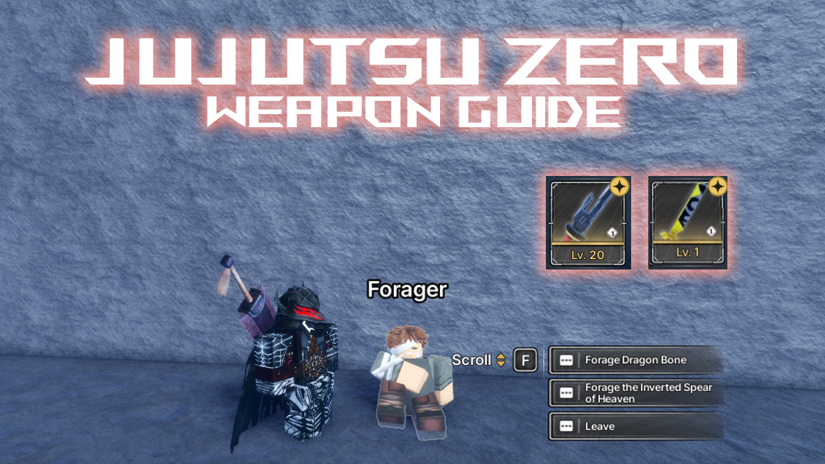 how to get weapons in jujutsu zero