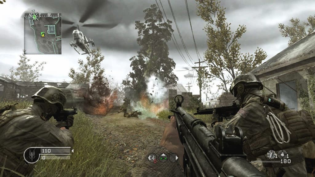 CoD 4 gameplay screenshot