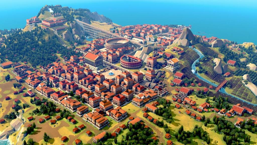 A massive settlement in Nova Roma.