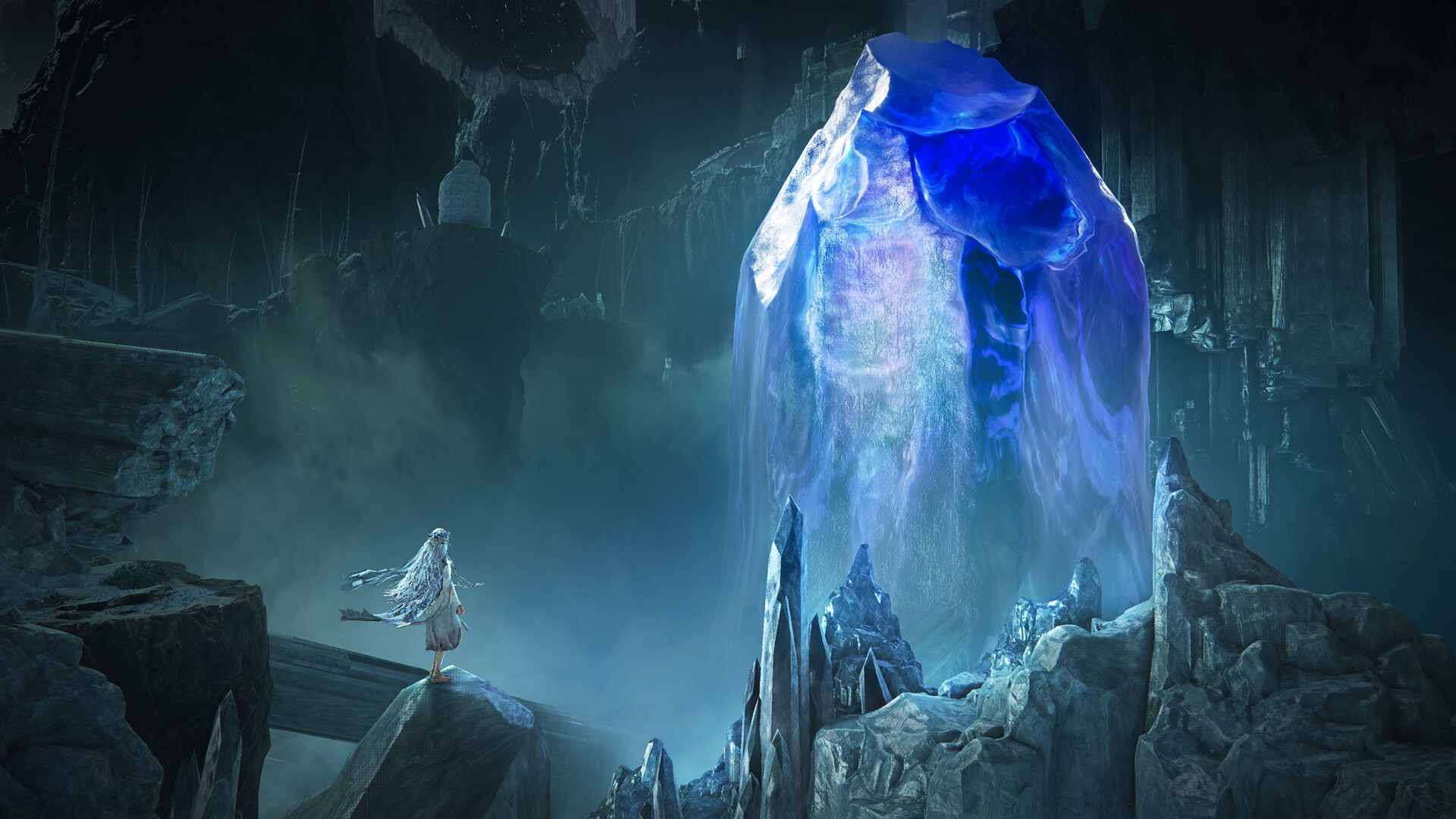 Blue crystal in Elden Ring Nightreign