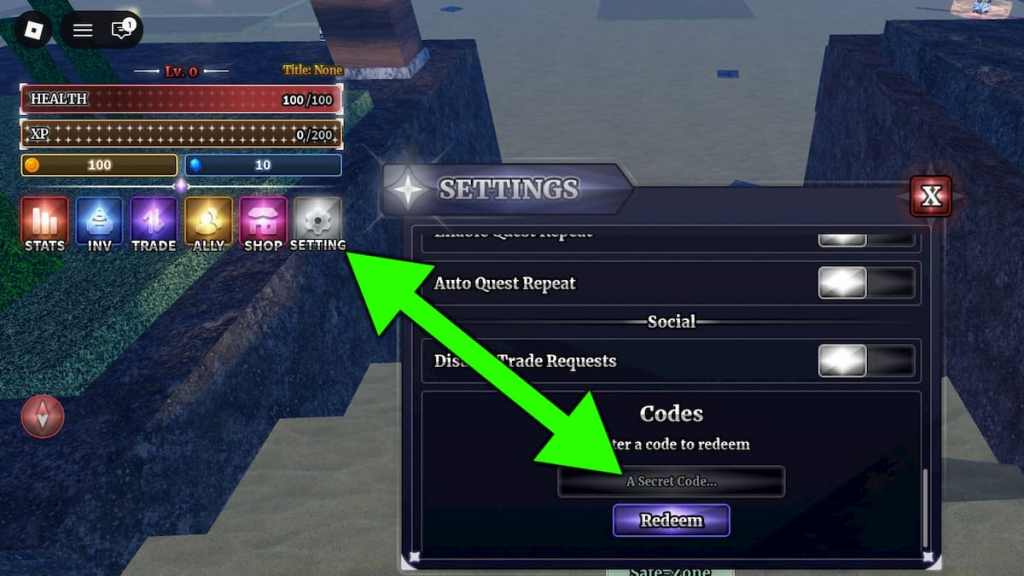 How to redeem Sailor Piece codes.